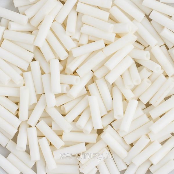 Стеклярус 6x1,7 mm 2021 Matte Opaque Cream