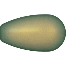 Жемчужины 5816 15x8 mm Crystal Iridescent Green Pearl