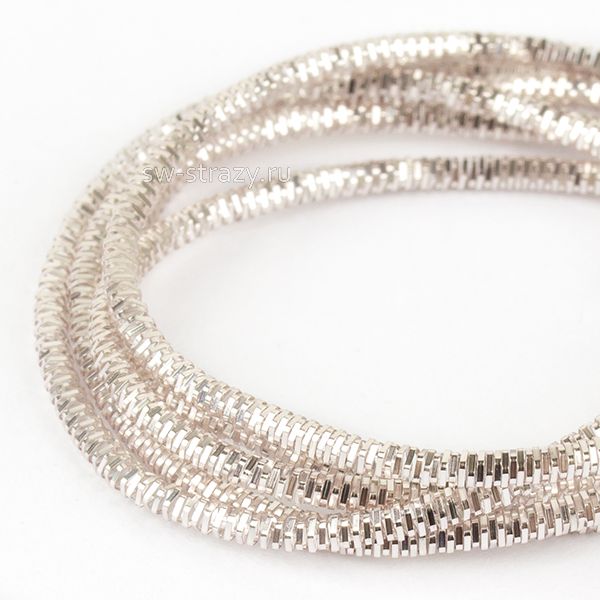 Канитель трунцал Серебро 1,5 мм (5гр)