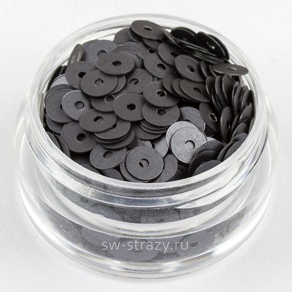 Пайетки 4 mm плоские (976W) Ardesia ST 3 гр