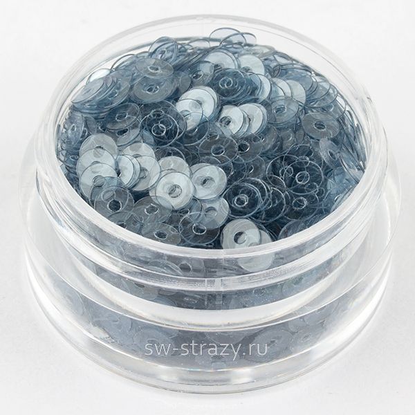 Пайетки 3 mm плоские (9002) Avion LU 3 гр