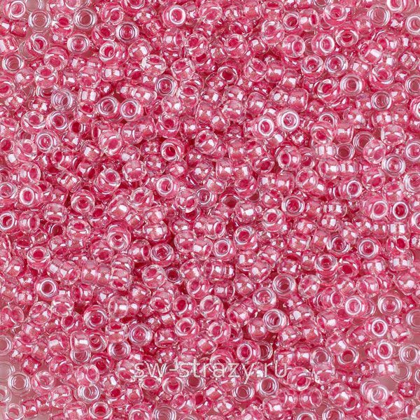 Seedbead Miyuki 15/0 1524 Sprkl Rose Lined Crys