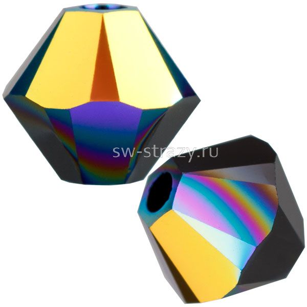 Бусины 5328 6 mm Jet AB