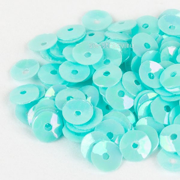 Пайетки 4 mm чаша (0560) Azzurro OR 3 гр