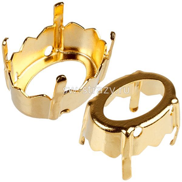 4160/S 8x6 mm 3PH203 Light Gold Plating