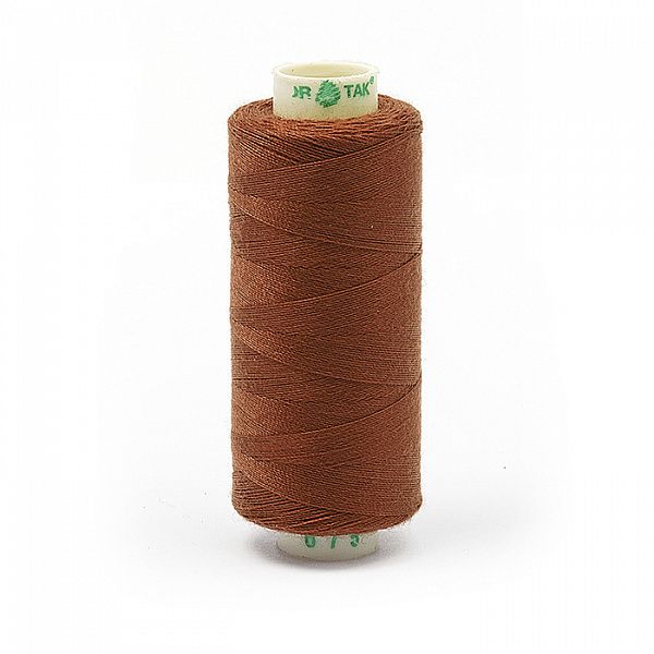 Нитки бытовые Dor Tak 40\2 цв. 675 св.коричневый  366м 100% п\э