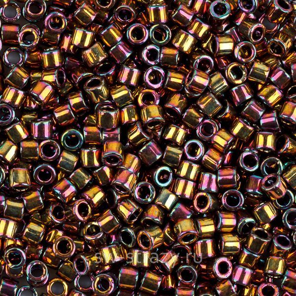 Delica Beads 10/0 DB023 Metallic Light Bronze Iris