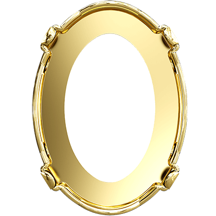 4120/S 14x10 mm 1PH203 Gold Plating