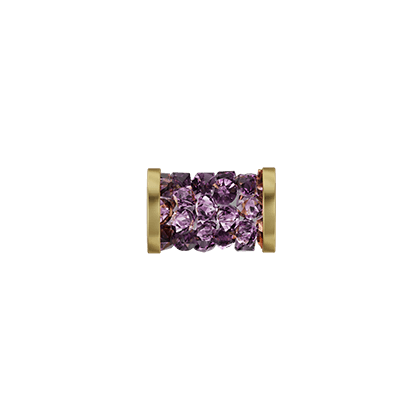Бусины 5950 8 mm Amethyst GOLD