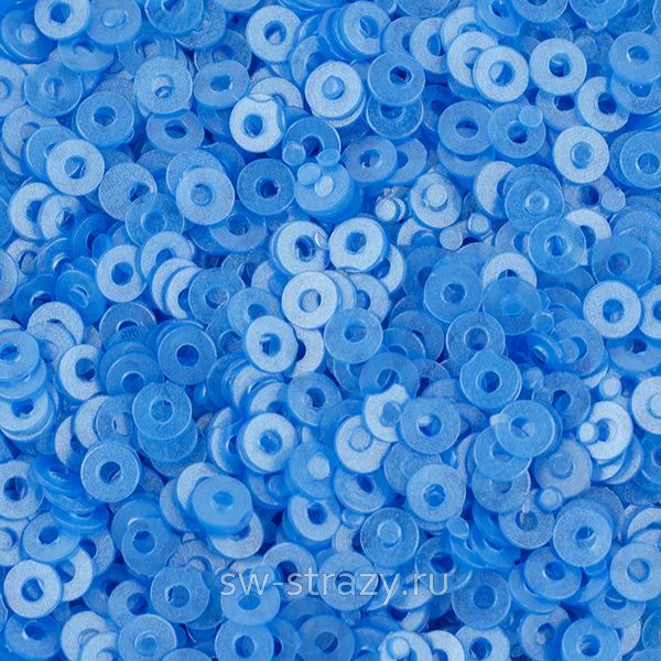 Пайетки плоские 2 мм dark blue (3гр)