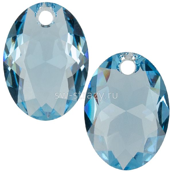 Кулоны 6438 9 mm Aquamarine