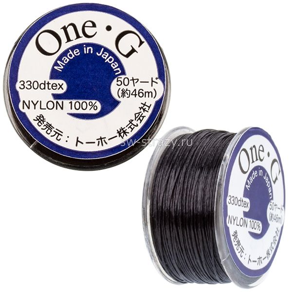 Нитки TOHO One-G Black 46 m