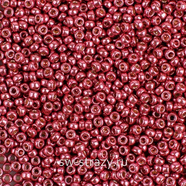 Seedbead Miyuki 15/0 4219 Duracoat Galvanized Magenta