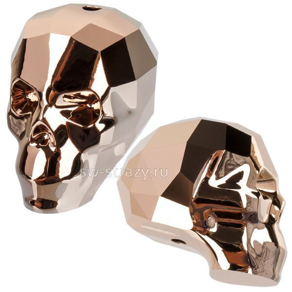 Бусины 5750 13 mm Crystal Rose Gold2X