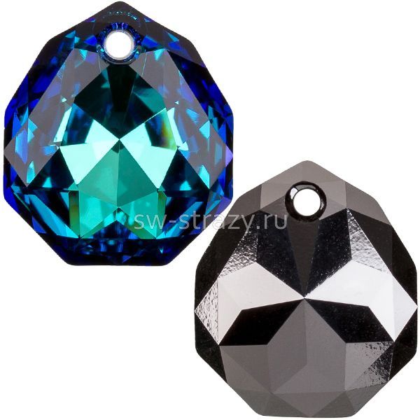 Кулоны 6436 11,5 mm Crystal Bermuda Blue P