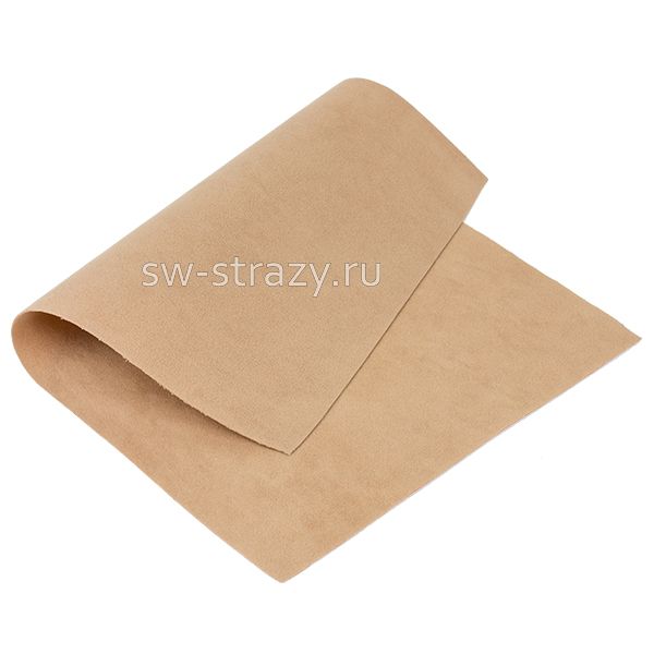 Замша искусств.двухсторон. 20х30 см песочная (21888)