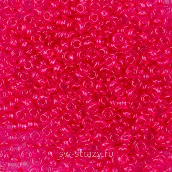 Demi Round 11/0 #YPS0051 HYBRID прозрачный фуксия