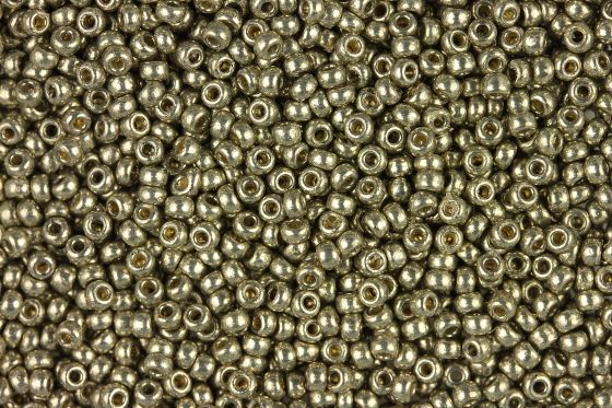 Seedbead Miyuki 11/0 4221 Duracoat Galvanized Light Smoky Pewter