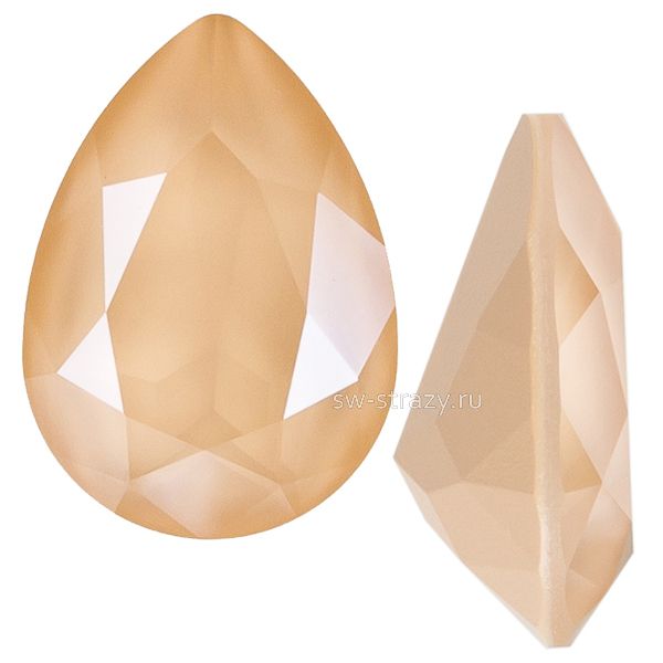 Кристаллы 4320 14x10 mm Crystal Ivory Cream
