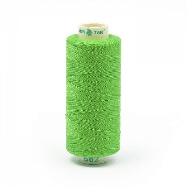 Нитки бытовые Dor Tak 40\2 цв. 562 зеленый  366м 100% п\э