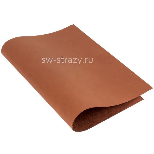 Кожа натуральная 21х30 см коньяк 2L