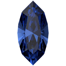 Кристаллы 4228 10x5 mm ReCreated Dark Sapphire