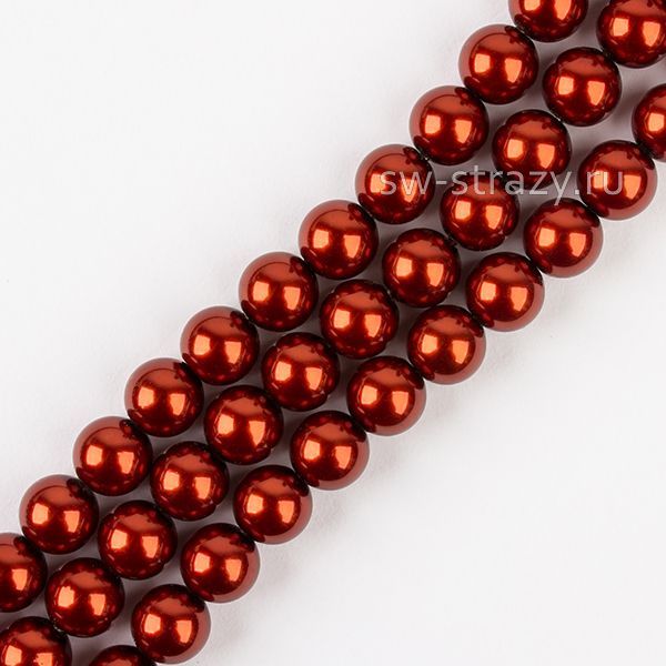 Round Pearl 1H 5 mm Dark Copper