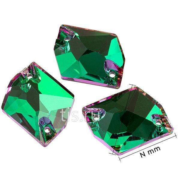 3570 17*21 mm Crystal Heliotrope