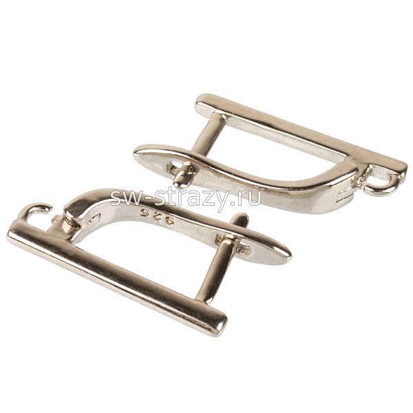 Швензы с английским замком серебро (100-482)