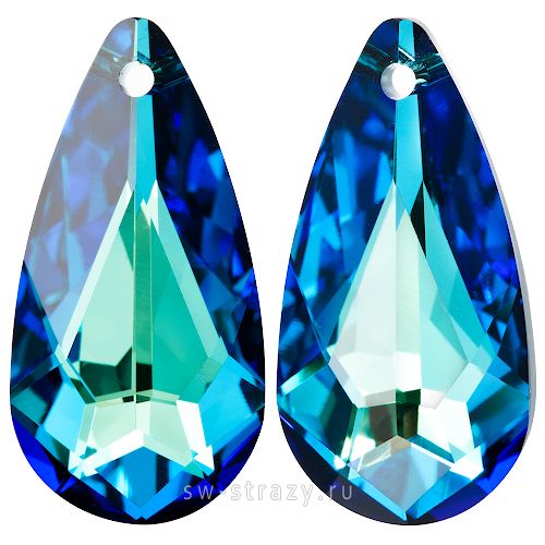 Кулоны 6100 24x12 mm Crystal Bermuda Blue