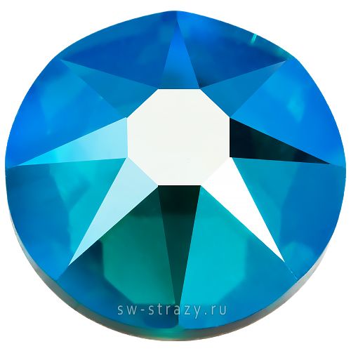 Стразы горячей фиксации 2038 ss 6 Blue Zircon Shimmer HF