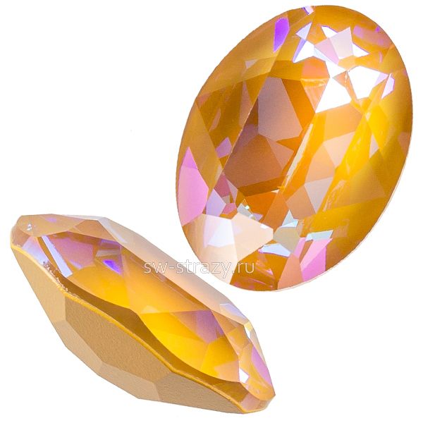 Кристаллы 4120 14x10 mm Crystal Ochre Delite