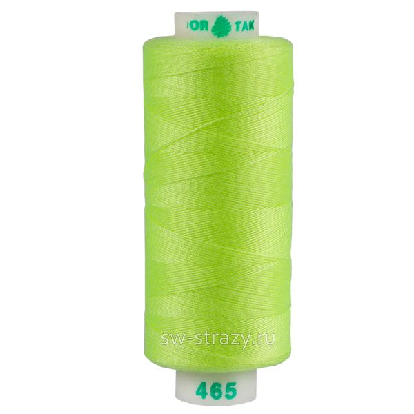 Нитки бытовые Dor Tak 40\2 цв. 465 желтый  366м 100% п\э