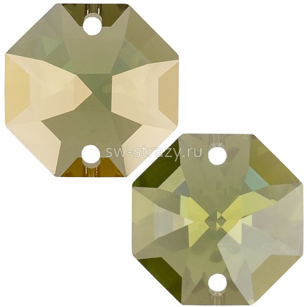 8116 MM 14.0 Light Peridot Golden Teak