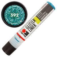 Marabu Glitter Liner 592 Petrol 25 ml (18030009592)