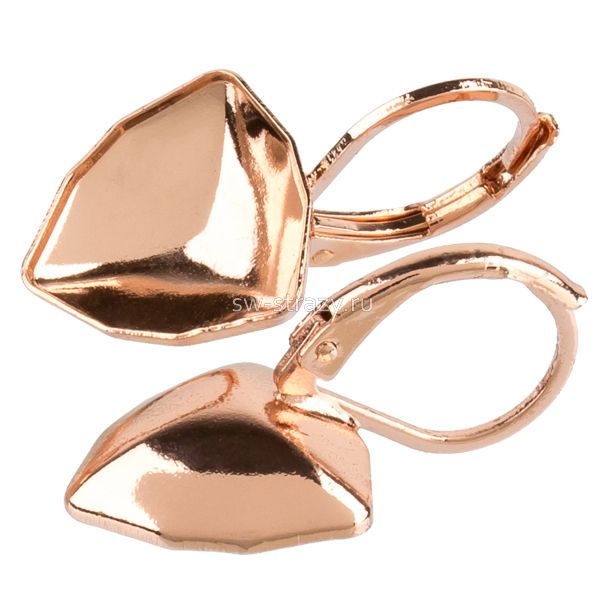 Основа под серьги 4706 12 мм роз.золото SWK0549