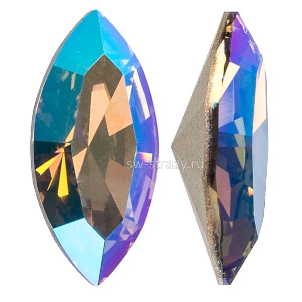 Кристаллы 4228 10x5 mm Black Diamond Shimmer