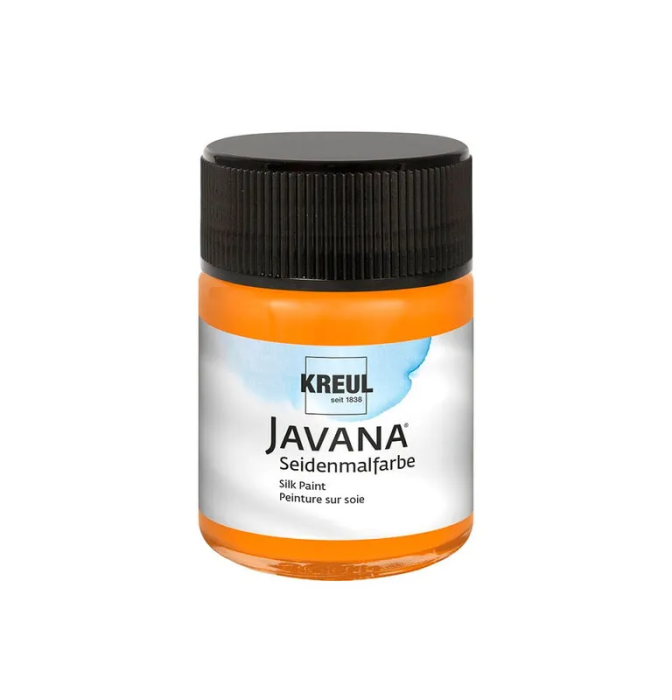 Краска Javana по шелку растекающаяся оранжевая 50 мл KR-8102