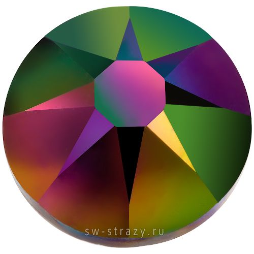 Стразы горячей фиксации 2078 ss 12 Crystal Rainbow Dark HF