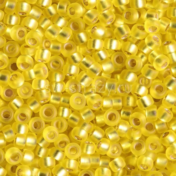 Seedbead Miyuki 15/0 006F Silver Lined Yellow