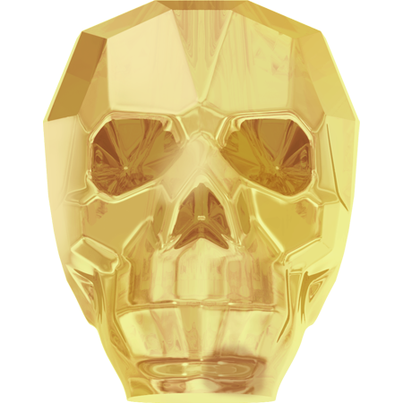 Бусины 5750 13 mm Crystal Metallic Sunshine