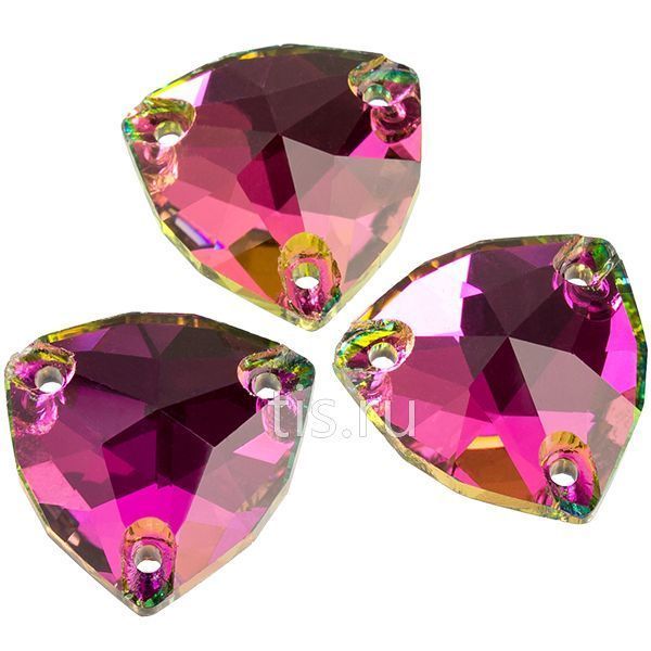 3778 22*22 mm Crystal Vitrail Rose