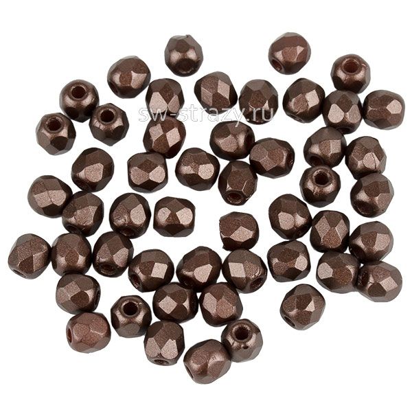 Бусины граненые Firepolished 3 мм темная бронза матовый (02010-25036) 118