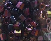 Шестиугольный 11/0 #0085 Металлизированный, багровый ирис