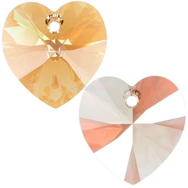 Кулоны 6228 14,4*14 mm Light Colorado Topaz Shimmer