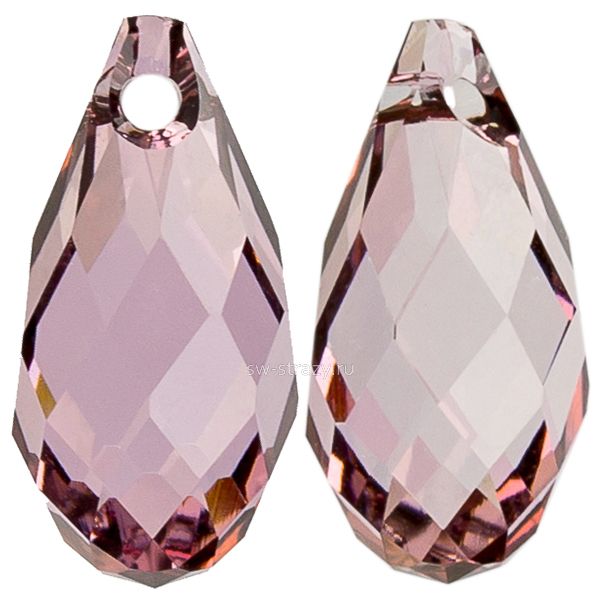 Кулоны 6010 13x6,5 mm Crystal Antique Pink