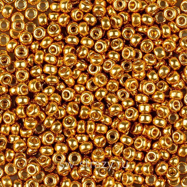 Seedbead Miyuki 11/0 4203 Duracoat Galvanized Yellow Gold