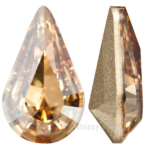 Кристаллы 4328 13x7,8 mm Crystal Golden Shadow