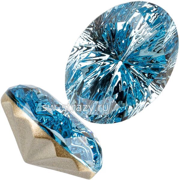 Кристаллы 4160 18x13 mm Aquamarine
