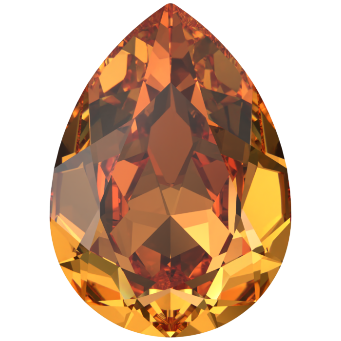 Кристаллы 4320 10,0x7 mm Dark Orange